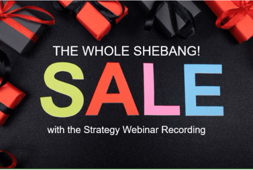 BUY THE WHOLE SHEBANG AND SAVE 20% (with the strategy webinar recording)